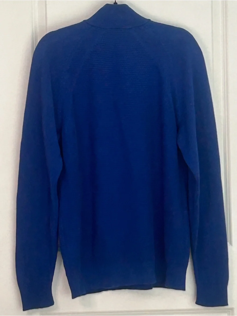 Cutter & Buck Sweater Men's L Royal Blue 100% Cotton Golf Classic Fall Essential